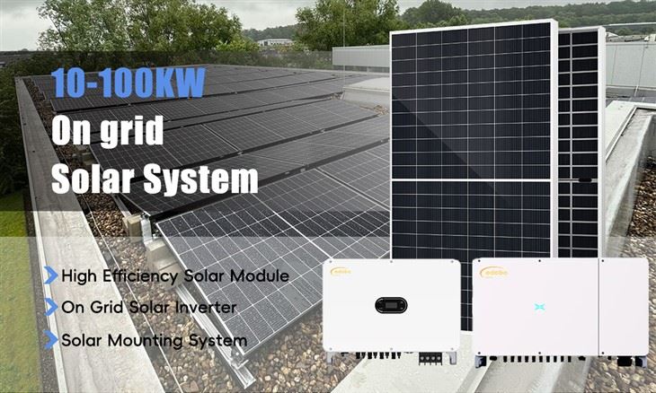Edobo pada sistem surya grid terhubung ke grid