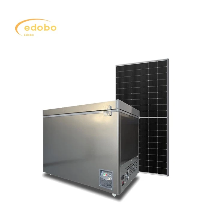 Freezer Kulkas Tenaga Surya AC/DC Edobo Solar Untuk Penggunaan Di Rumah