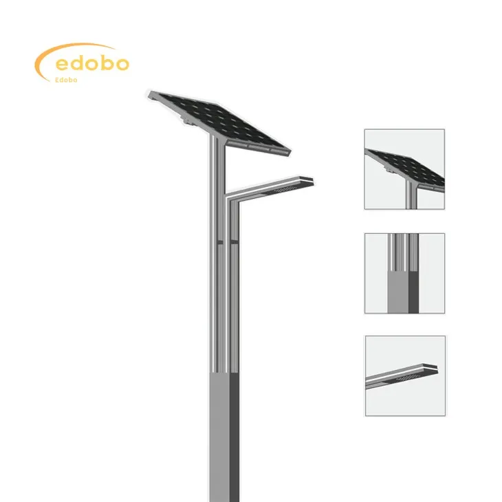 Lampu Led Lampu Jalan Tenaga Surya 80w/120w Dengan Baterai Lithium