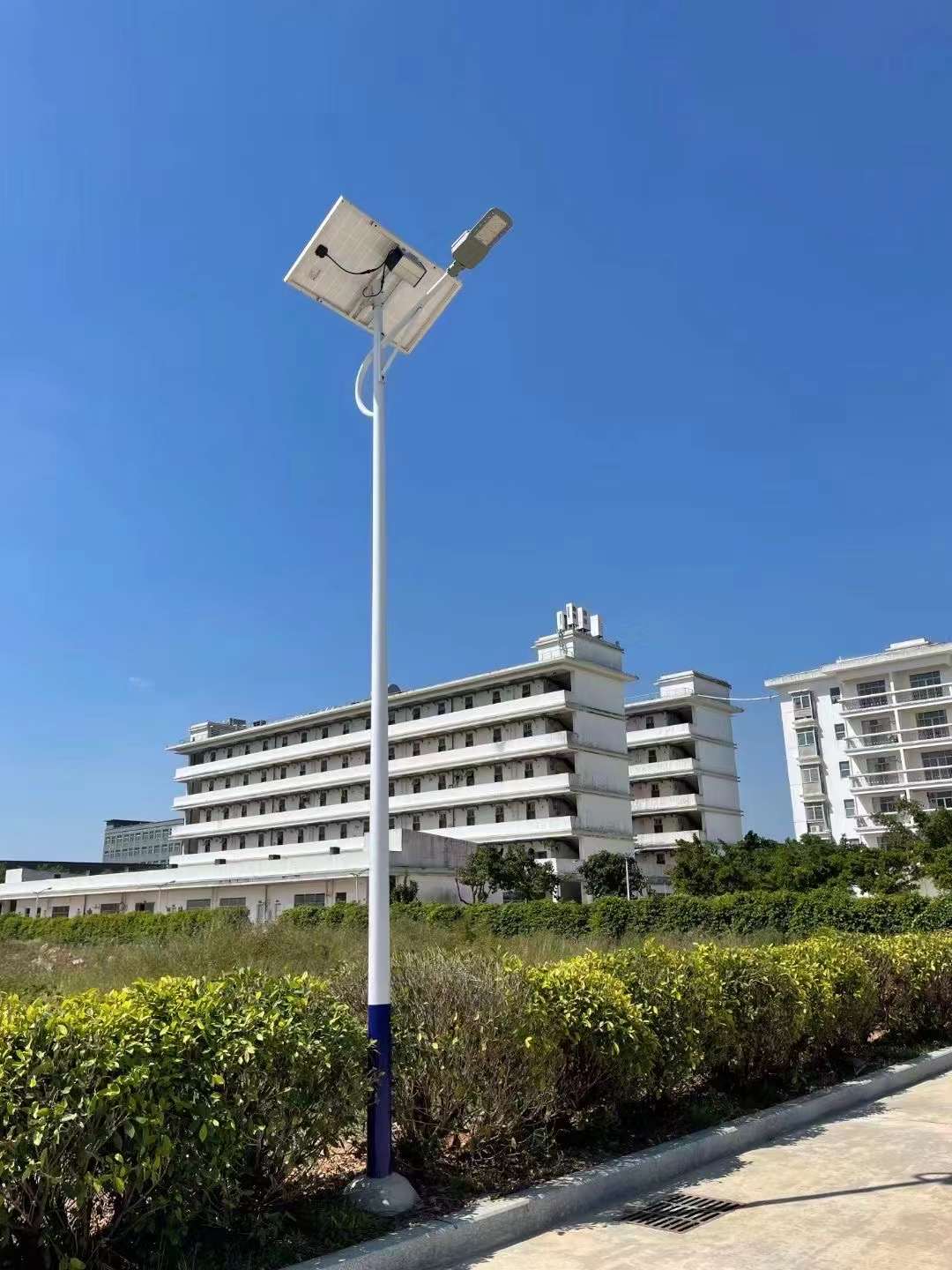 Solar powered street light Solar powered street light