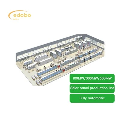 100MW 300MW Produksi Panel Surya