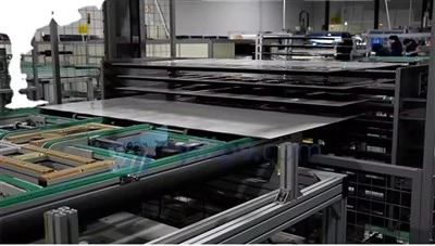 Komposisi Lini Produksi Panel Surya 100MW