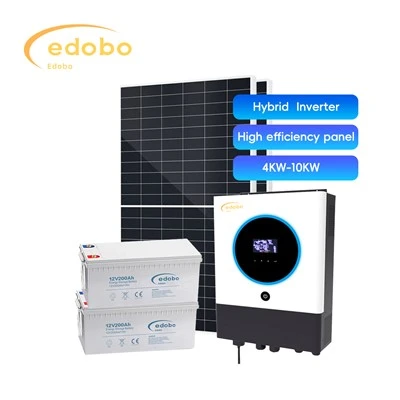 Inverter Hibrida 4kw 10kw Dengan Pengisian Baterai Tenaga Surya