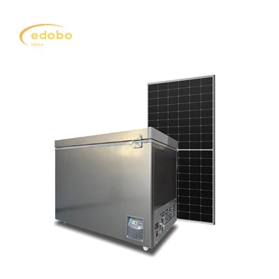 Freezer Kulkas Tenaga Surya AC/DC Edobo Solar Untuk Penggunaan Di Rumah