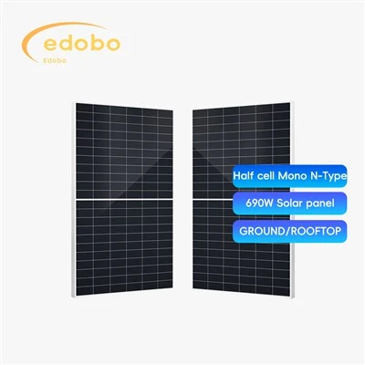 Panel Surya Helf Cell 670w 690w Dengan Sertifikat Lengkap