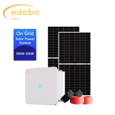 Komponen Sistem Tenaga Tenaga Surya Grid dengan Panel Surya 590W